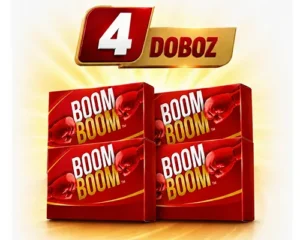 Boom Boom 4 doboz potencianövelő ingyen szállítással