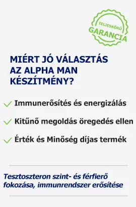 Alpha Man napi vitalitás kapszula – összetevők áttekintése