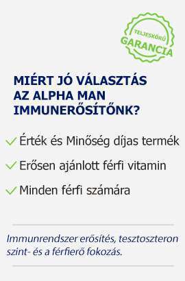 Alpha Man napi vitalitás kapszula – összetevők áttekintése