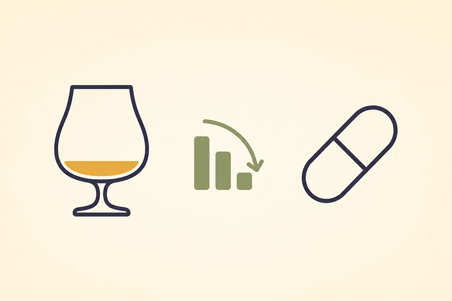 Alkoholfogyasztás és napi szedésű potencianövelők: mire figyelj