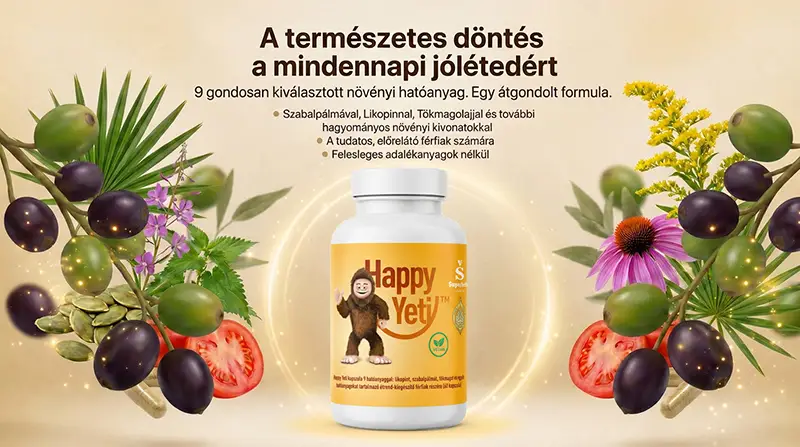 Prosztata komplex 9 összetevővel a férfi jólétért