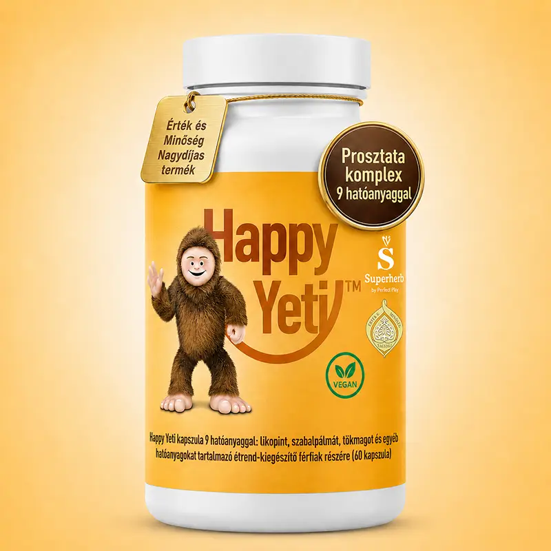 Természetes prosztata formula: Happy Yeti
